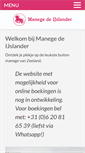 Mobile Screenshot of manegedeijslander.nl